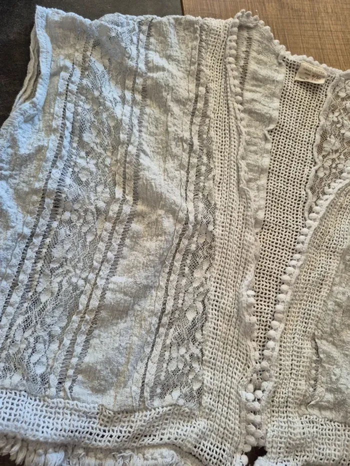 Gilet boléro en dentelle fille - photo numéro 2