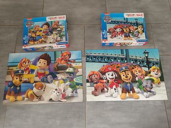 Lot de 2 Maxi Puzzle pat patrouille  104 pièces