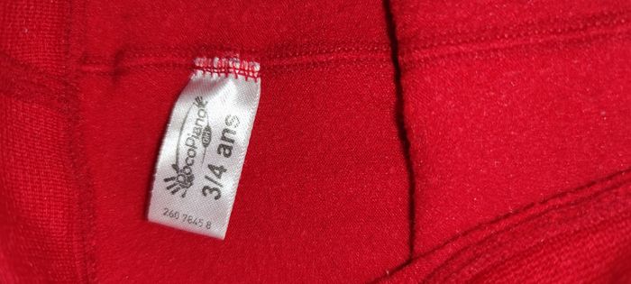 Collant rouge 3-4 ans Pocopiano ❤️ - photo numéro 7