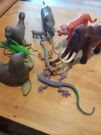 lot de 8 animaux sauvages