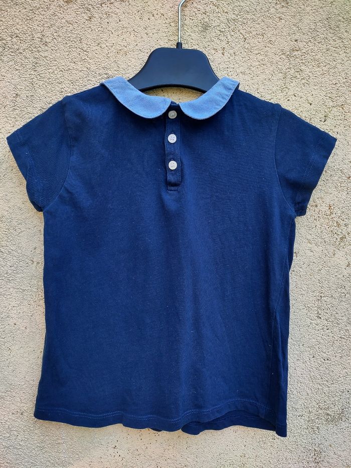 T.shirt marine Monoprix taille 5 ans - photo numéro 2