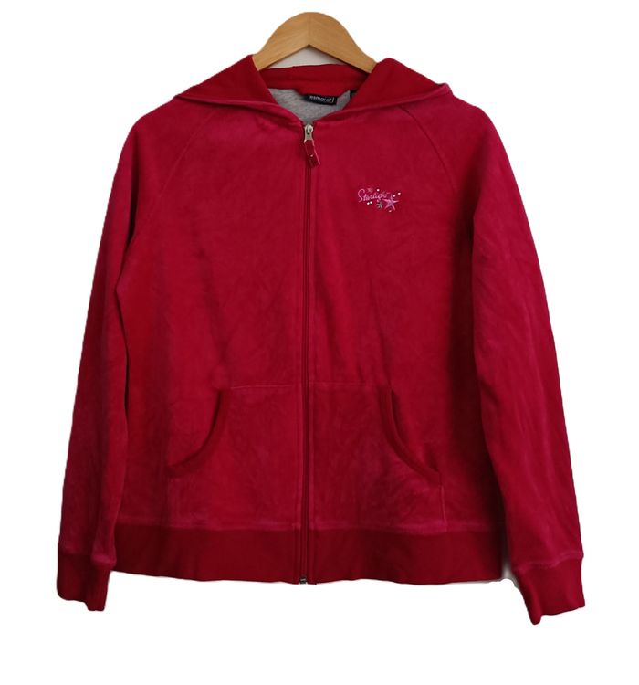 Veste jogging rose framboise à capuche. Esmara. Taille 40