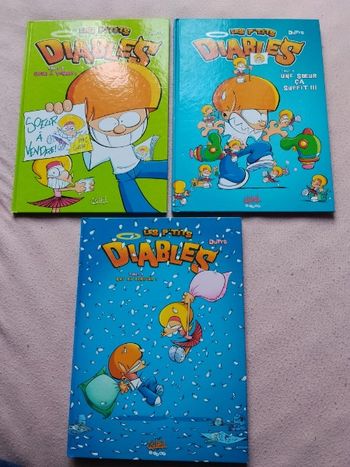 Lot de 3 BDs "Les P'tits Diables" Tomes 5, 6 et 8