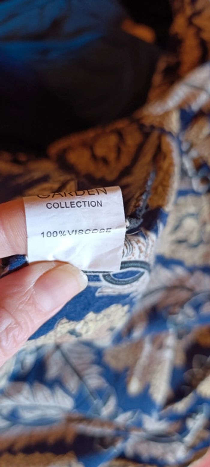 Robe longue à motif vintage / baroque - photo numéro 7