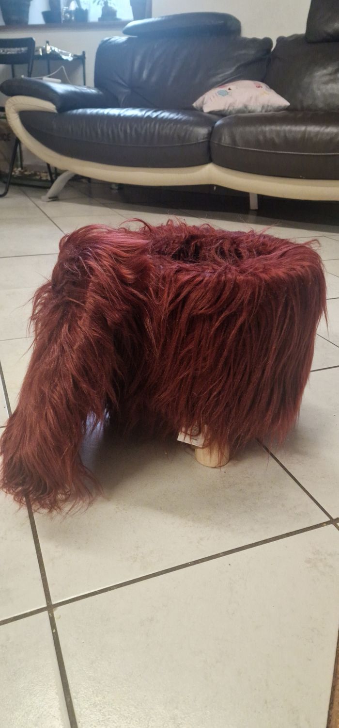 Tabouret pouf coffre chic - photo numéro 2