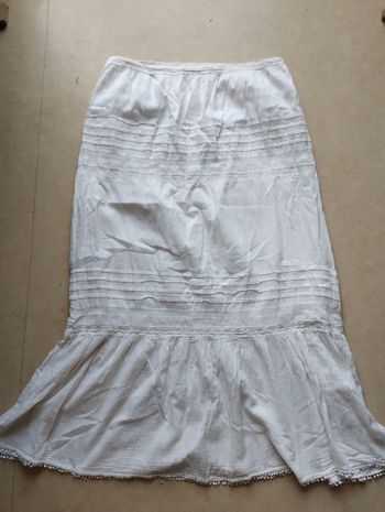 Jupe longue blanche