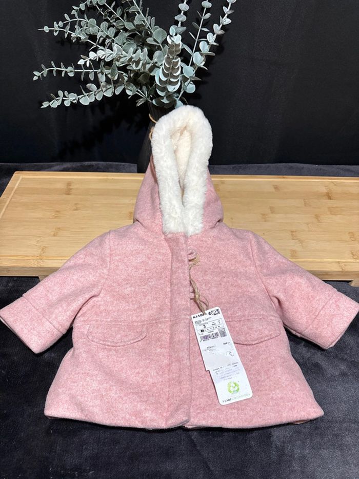Blouson rose bébé fille taille 3 mois neuf - photo numéro 2