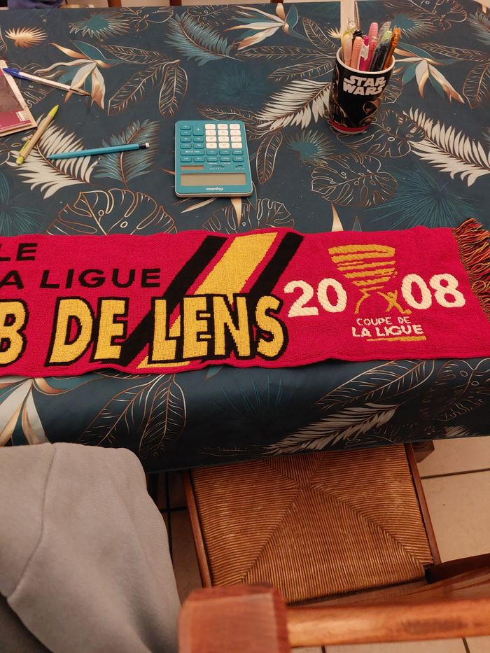 Écharpe rcl lens finale de la coupe de France 2008 - photo numéro 3