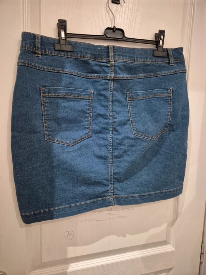 Jupe en jeans taille 44 - photo numéro 7