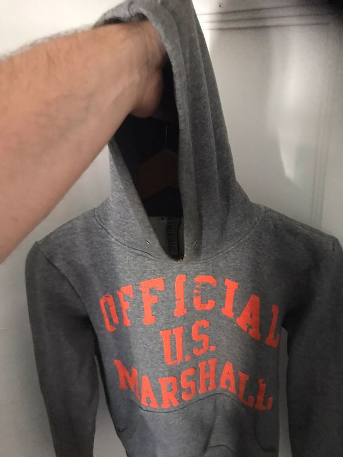 Sweat à capuche marque Us Marshall taille S - photo numéro 12