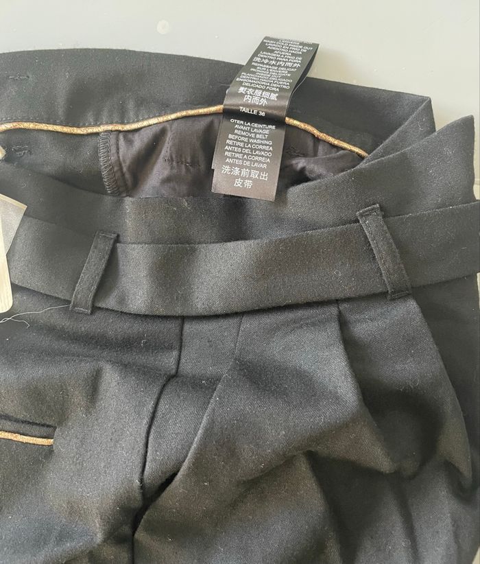 Beau pantalon Cop Copine T 36 noir Neuf avec étiquette - photo numéro 8