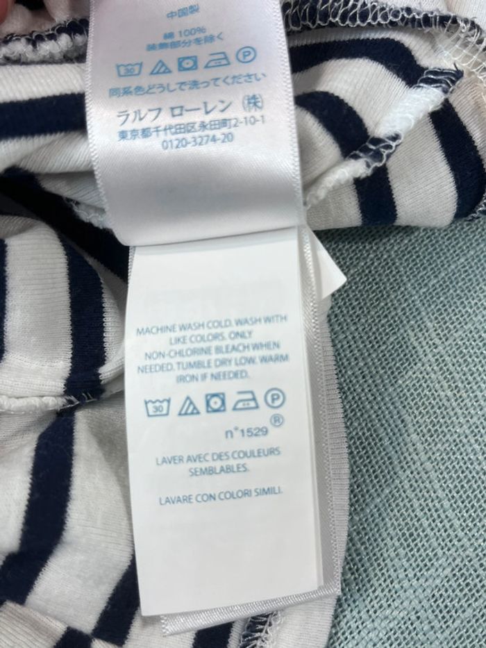 Robe marinière 6 mois 70 cm Ralph Lauren - photo numéro 9