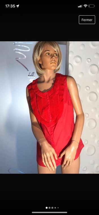 Haut blouse débardeur