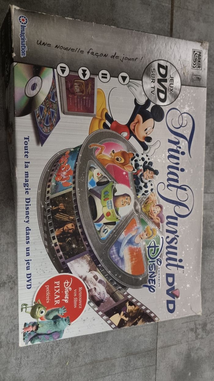 Jeu trivial poursuit dvd disney