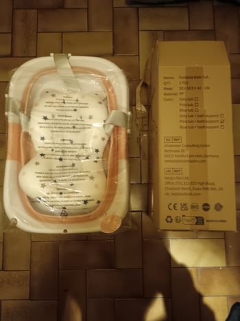 Baignoire pliante pour bébé