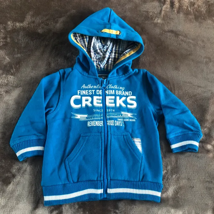 Sweat zippé à capuche Creeks 12 mois