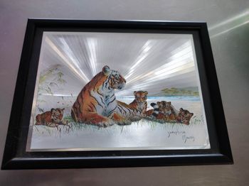 Cadre métallisé original de Joséphine Marsh