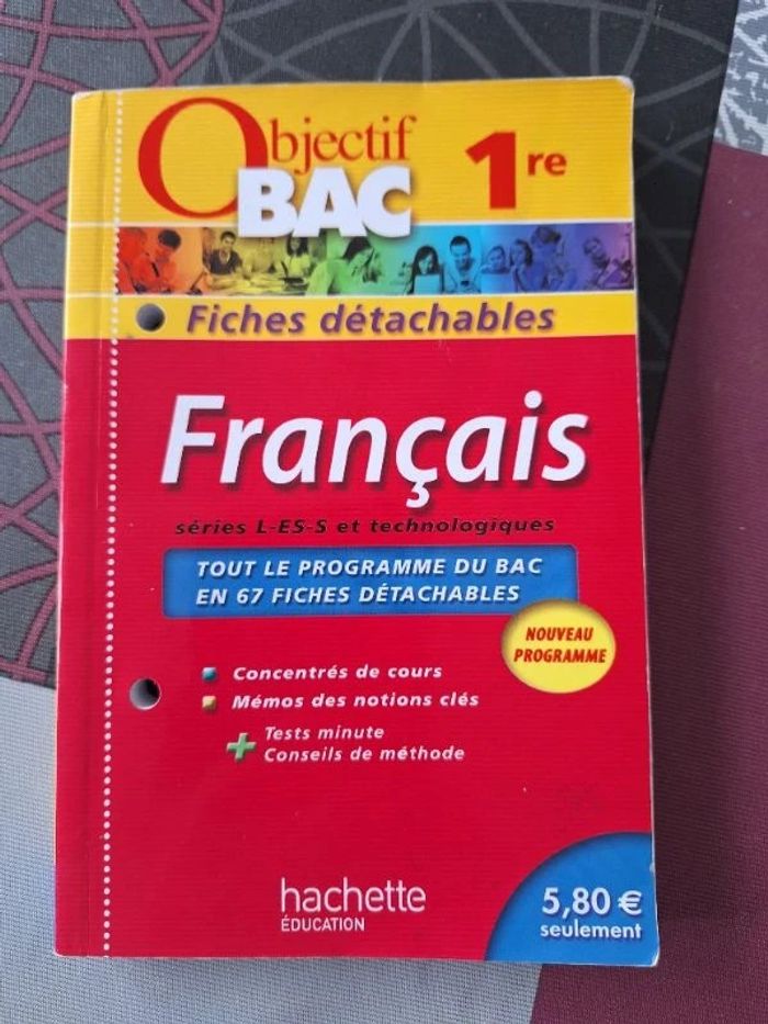 Lot de fiches Objectif Bac - photo numéro 2