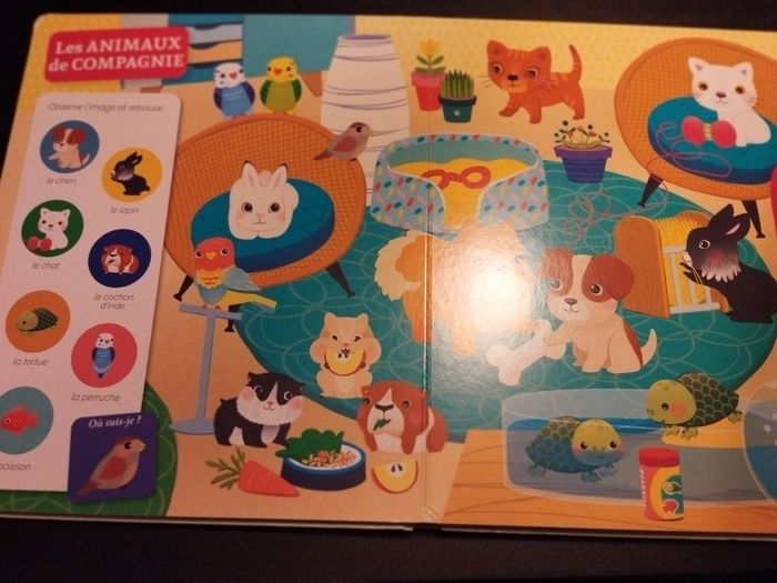 Livre Auzou Éveil cherche et trouve des tout-petits Chez les animaux - photo numéro 8