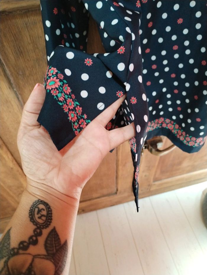 Blouse à pois vintage - photo numéro 5