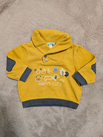 💛 Pull Obaïbi – 12 mois / 12M – My Happy City 💛