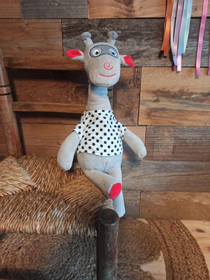 peluche fantomette la girafe les petites marie tbe - photo numéro 6
