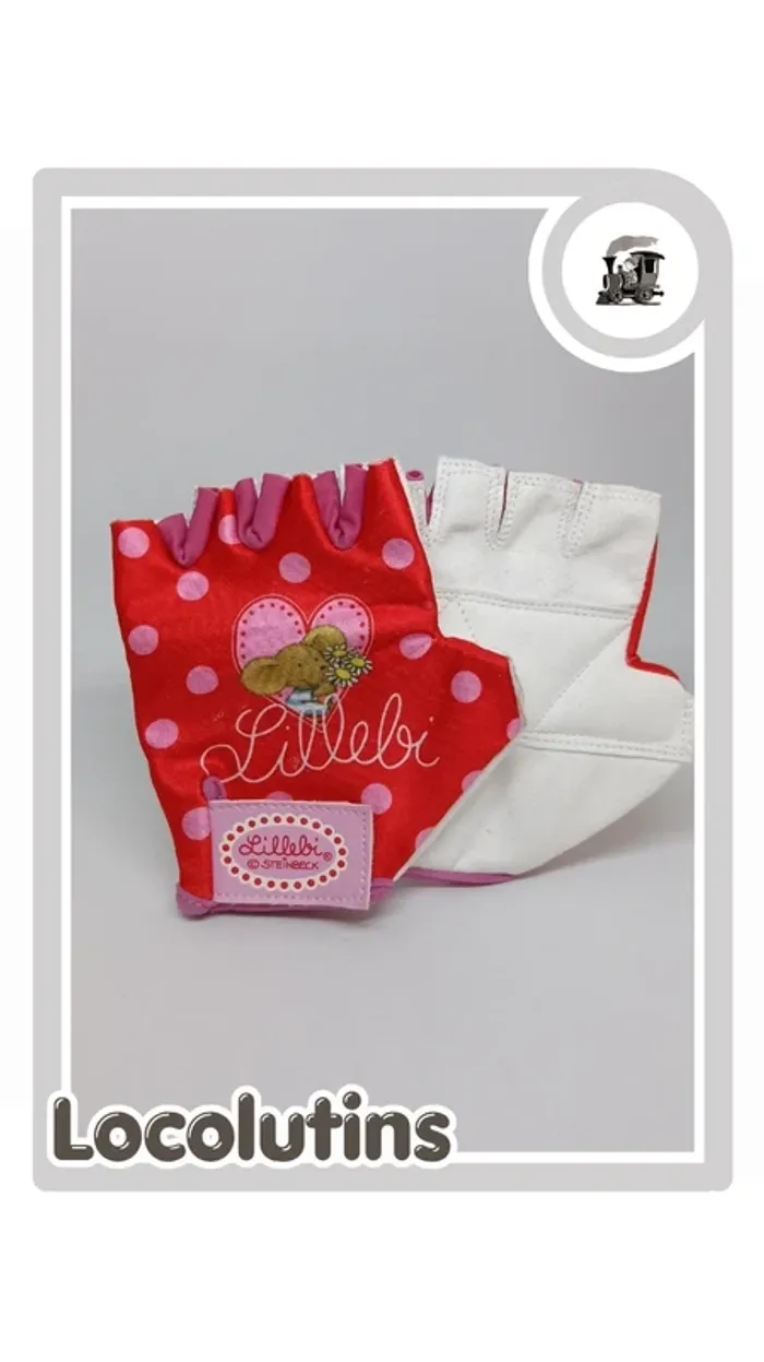 🚂 Gant de vélo Lillebi enfant taille 4 soit 5 - 6 ans