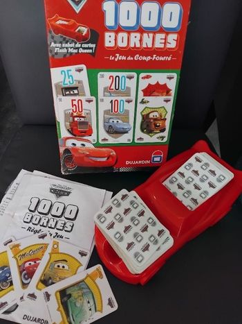 Jeu Mille bornes Cars, Dujardin
