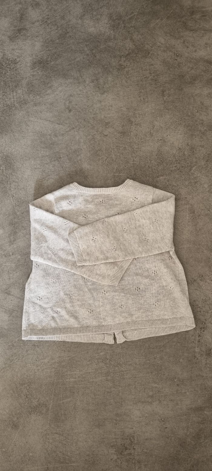 Gilet bébé fille DPAM - 6 mois - Neuf avec étiquette - photo numéro 2