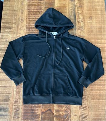 Zip comme des garçons noir