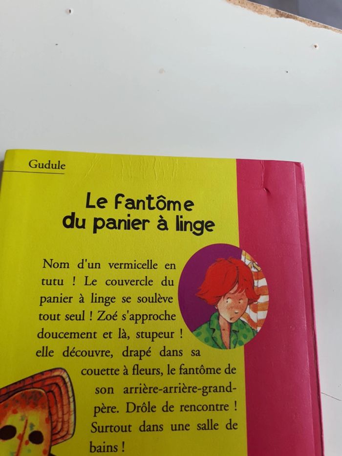 Livre bibliothèque rose le fantôme du panier à linge - photo numéro 3