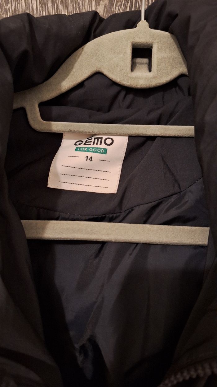 Doudoune épaisse tie and dye gris et noir - photo numéro 6