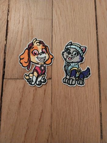 2 pièces thermocollantes Stella et Evrest