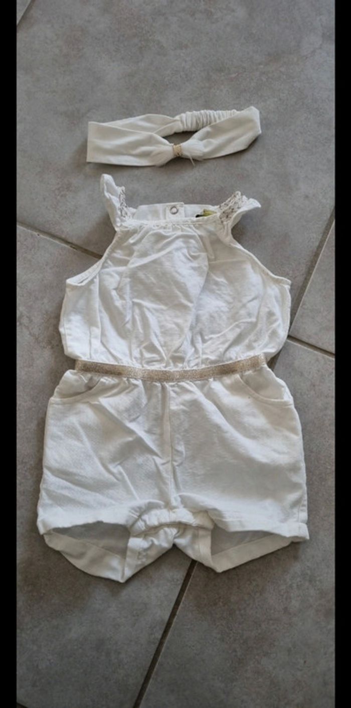 Ensemble combishort et headband