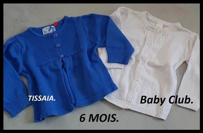 LOT vêtements bébé filles automne, hiver, T: 6/9 mois - photo numéro 5