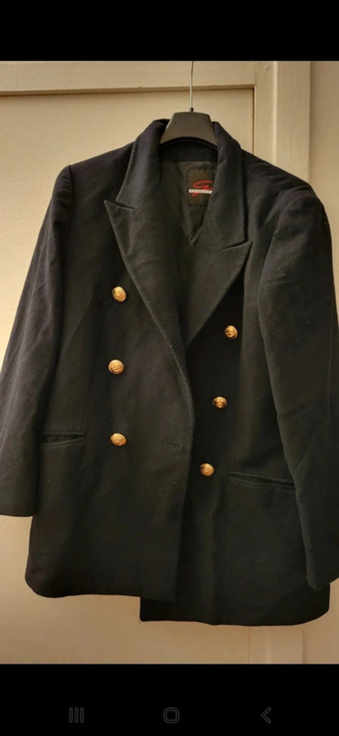 Veste noire à boutons - photo numéro 3