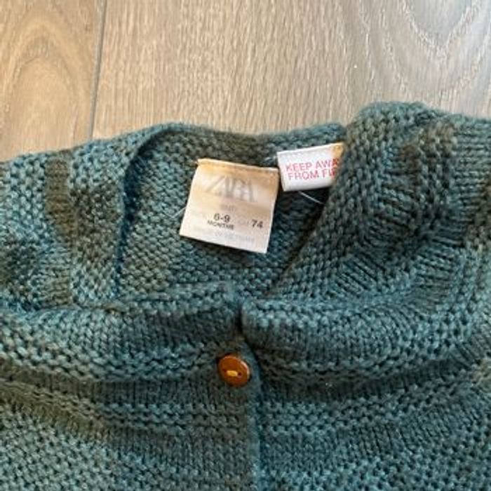Gilet en maille Zara 6-9 mois - photo numéro 2