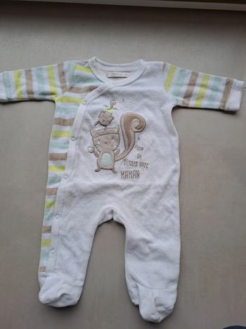 Pyjama velours maman 3M Gemo - TBE