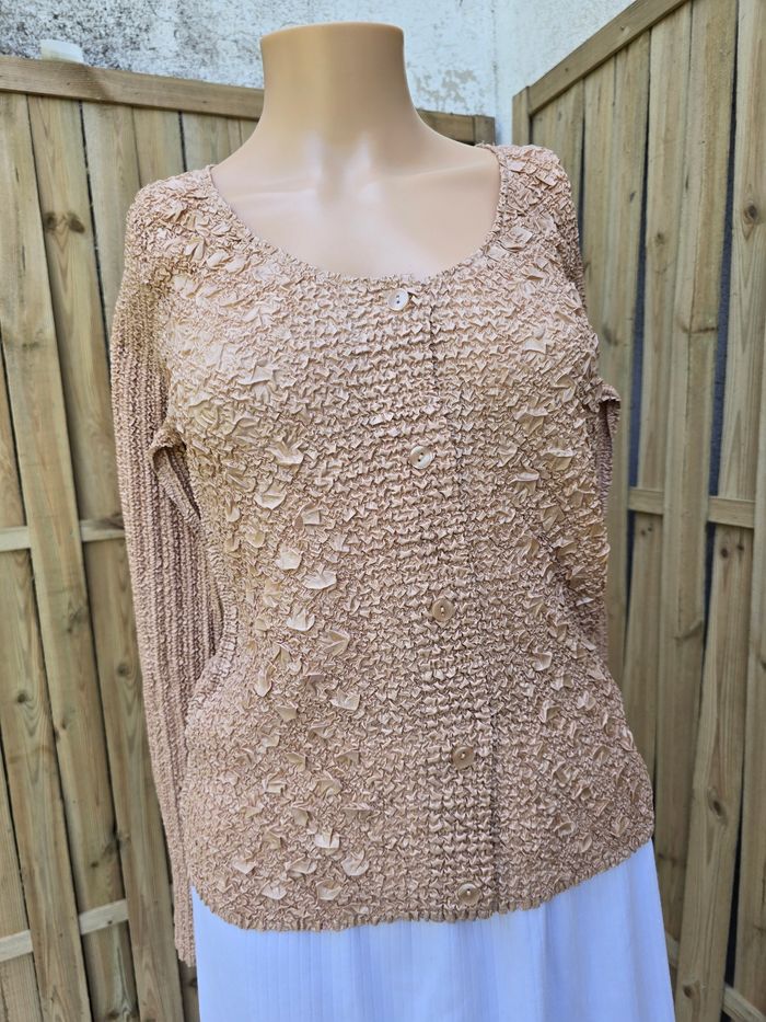 Cardigan pop corn 🍒vintage 90🍒neuf taille 34/36 - photo numéro 2