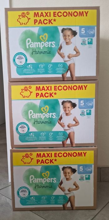 Couches Pampers Harmonie Taille 5