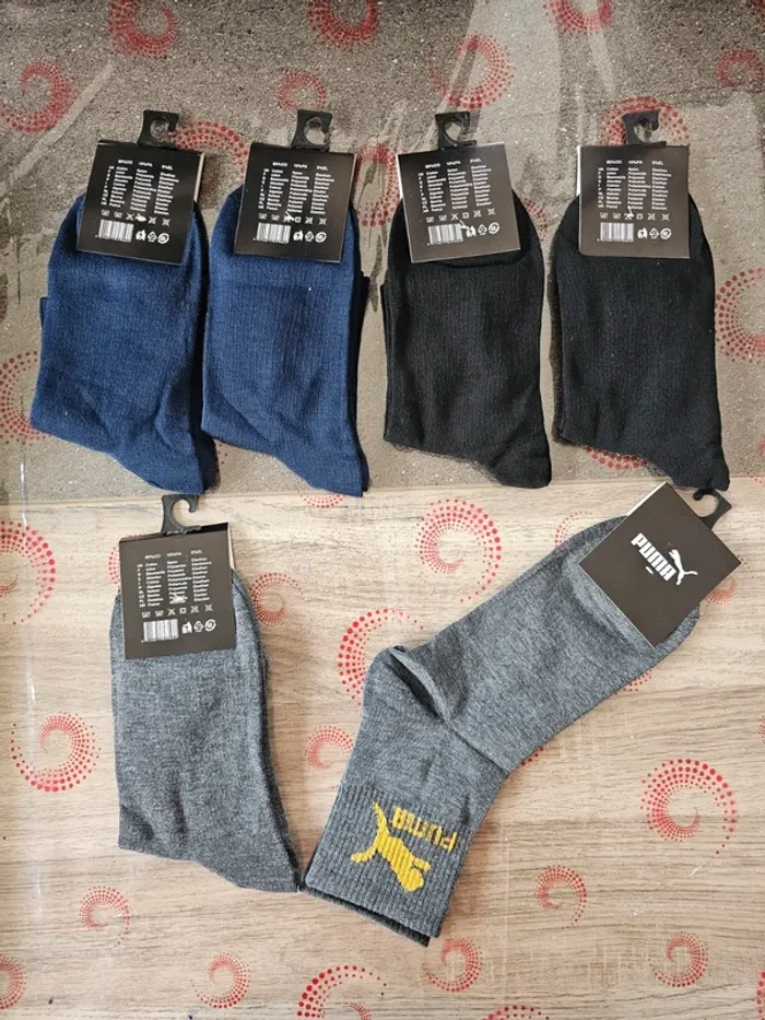 Lot de 6 paires de chaussettes Puma - photo numéro 2