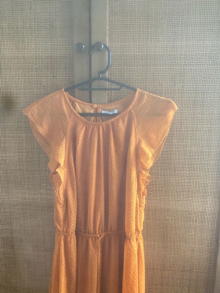 Robe D été orange H&M T 36 - photo numéro 2