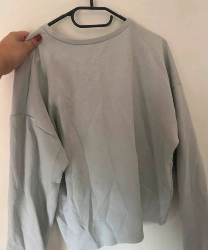 Pull gris Zara - photo numéro 2