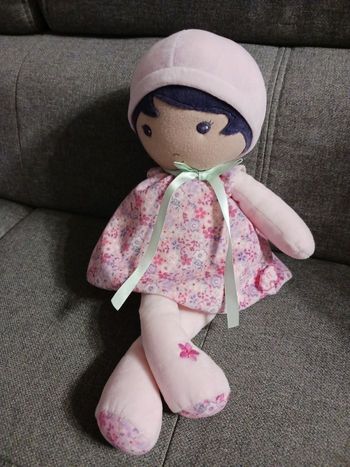 Doudou poupée Kaloo tendresse fleurs
