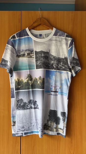 Tee-shirt imprimé coloré S