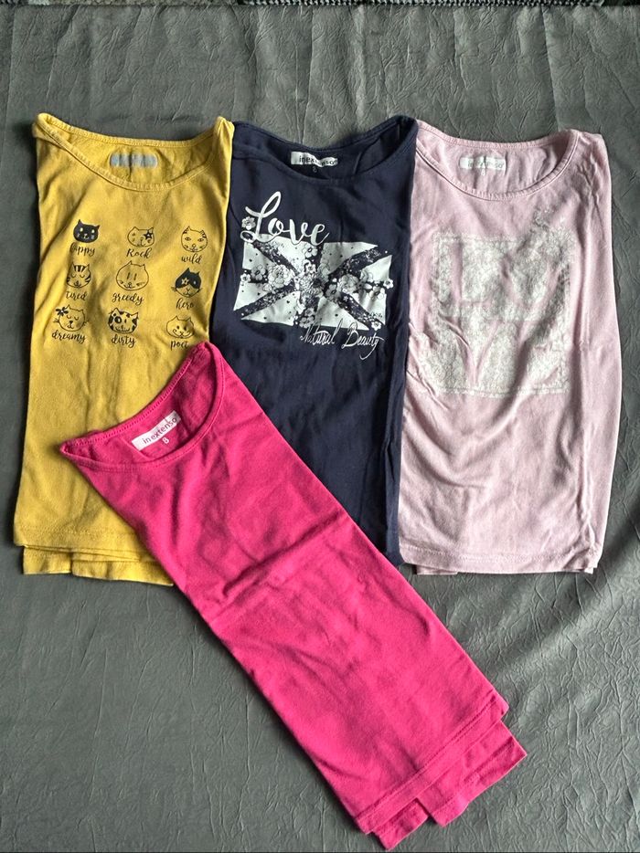Lot de 5 t-shirts manches longues fille - photo numéro 3