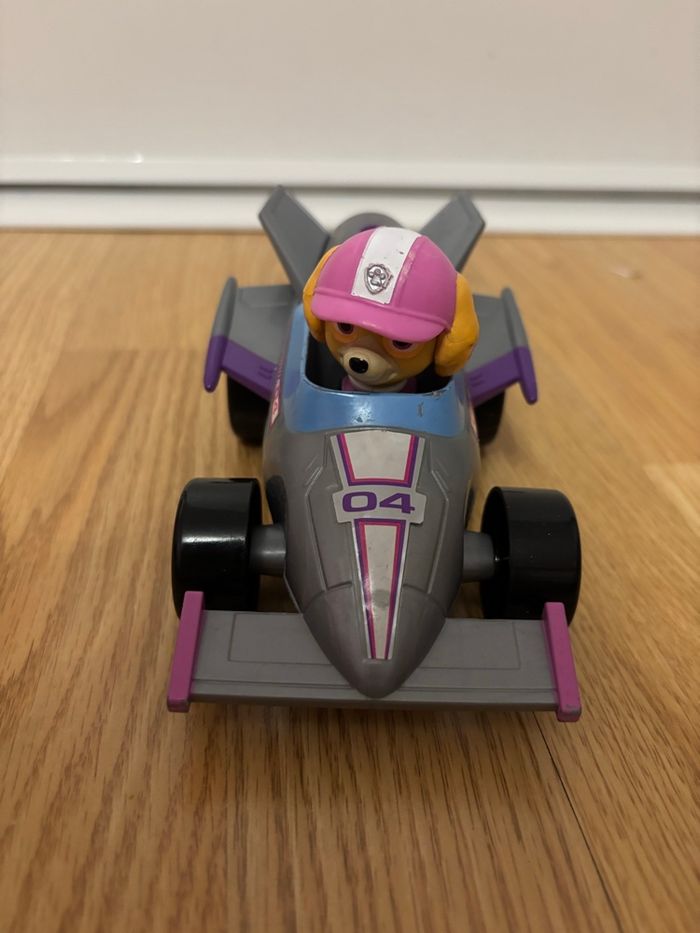 Pat patrouille Stella et son véhicule de course