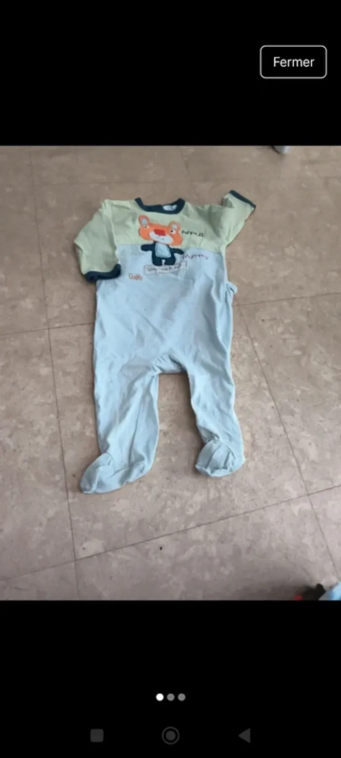 Lot pyjamas fin - photo numéro 2