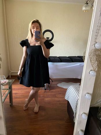 Robe noire Zara taille L