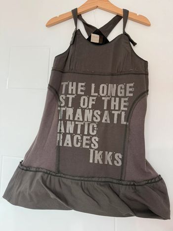 Robe IKKS grise en 6ans